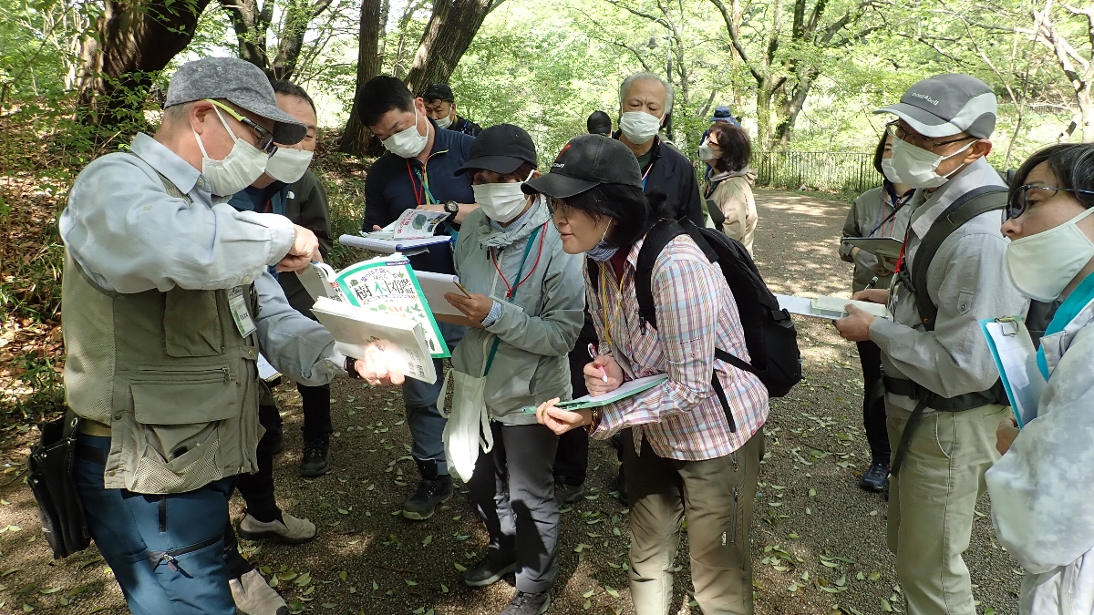 芝原 久　「FIT友の会」資格取得支援講座「森林その１」 八王子市長池公園自然館・公園内　2023年4月16日(日)