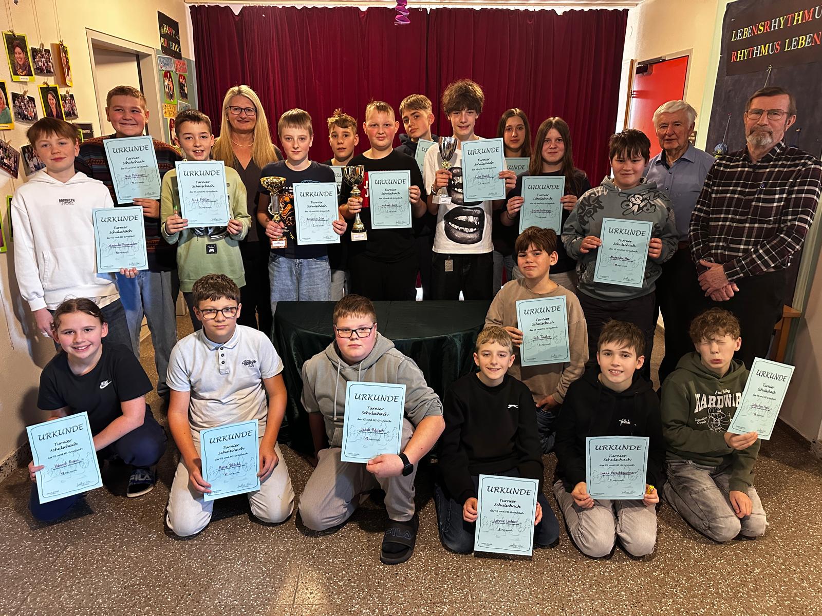 Schulschachturnier an unserer Schule