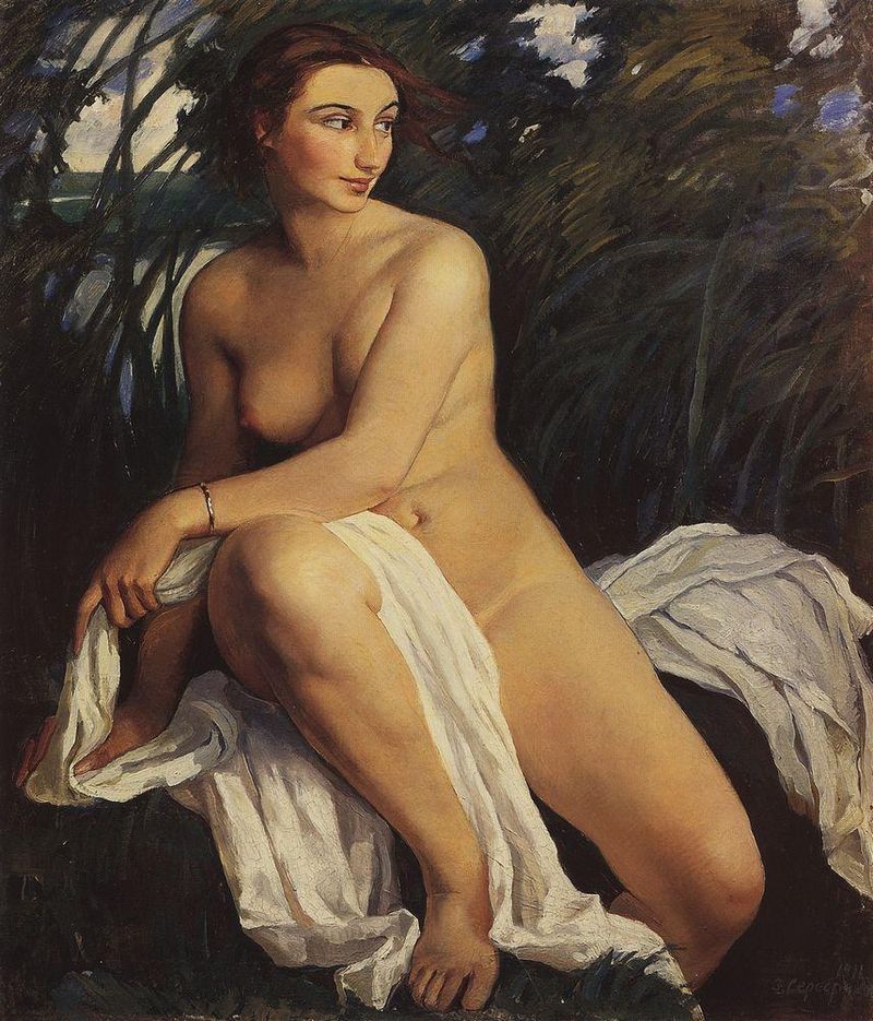 ꧁ Zinaida Evguenievna Serebriakova, La Baigneuse, 1911 ꧂