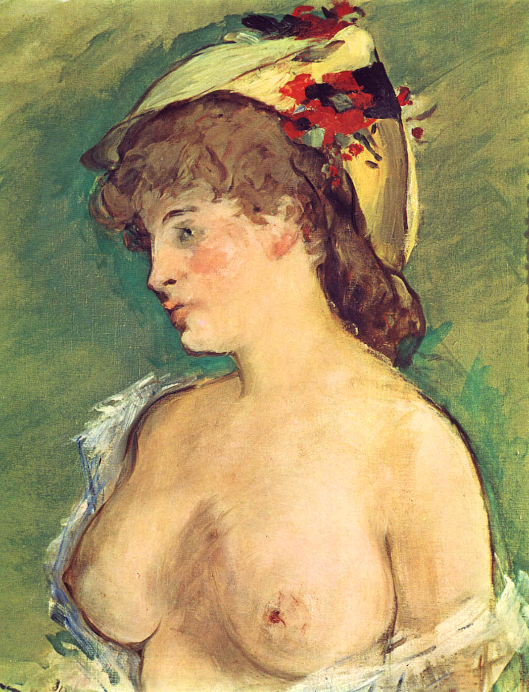 ꧁ Édouard Manet, La Blonde aux seins nus, c. 1878 ꧂