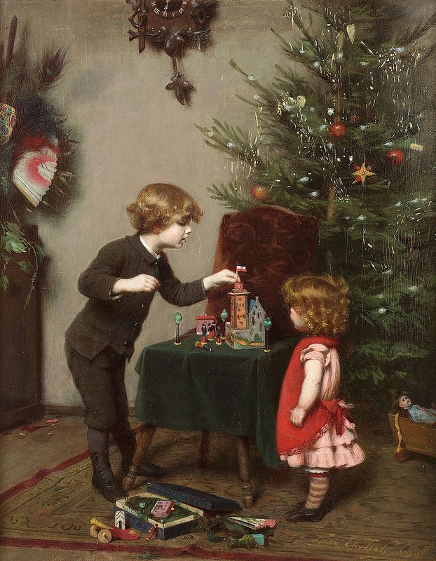 ꧁ Felix Ehrlich, Christmas, 1889 ꧂