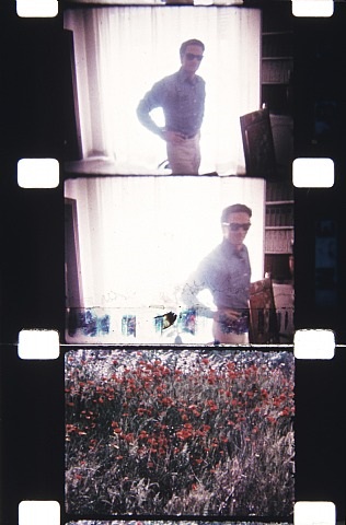 ꧁ ©Jonas Mekas, Pasolini chez lui à Rome, 1967 & champ de fleurs, Assise, 2013 ꧂