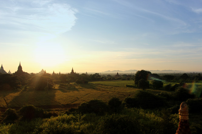 Sunrise over Bagan