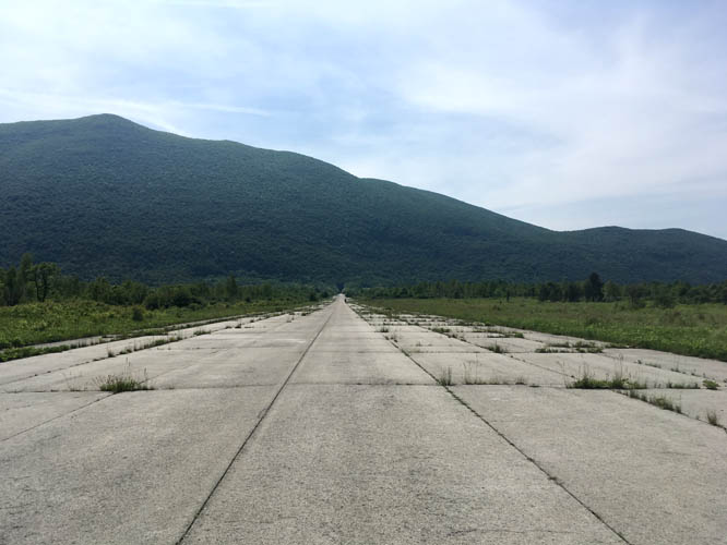 Landing strip at Zeljava Air Base