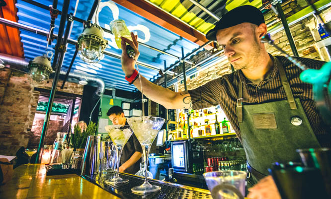 Bartenders at Swanky Mint