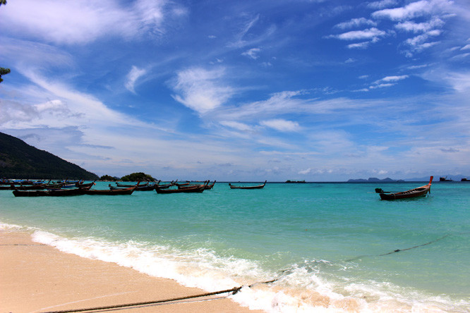 Sunset beach on Koh Lipe