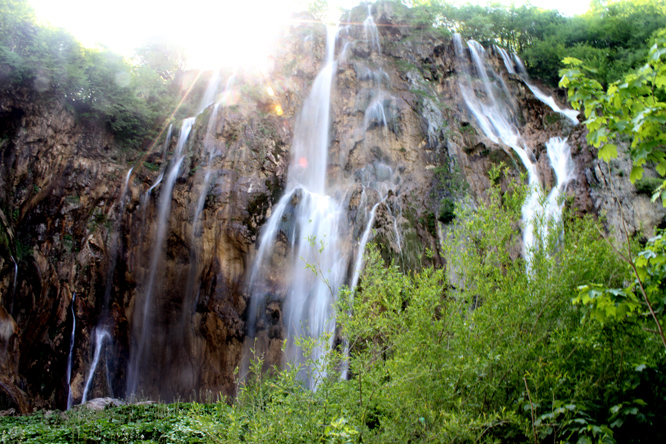 Waterfall at Plitvice National Park