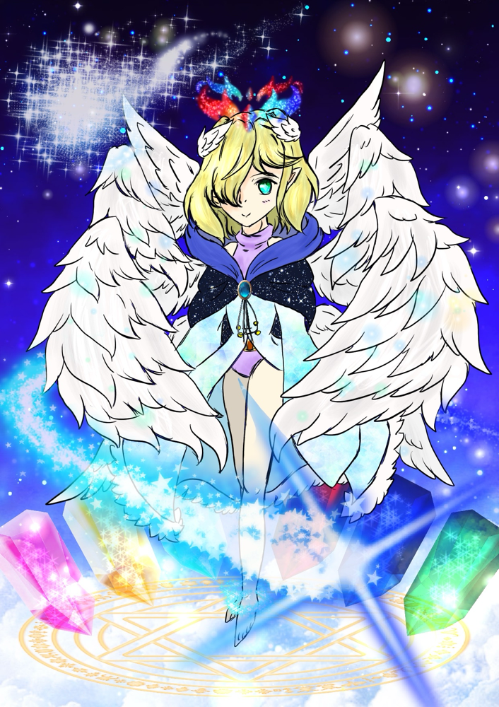 和菓子（ういろう）好きな幼き熾天使【レイリエル・ヘイローヴ】
