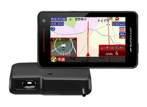 ユピテルGPS内蔵レーザー＆レーダー探知機 OBD2接続対応！動作良好！