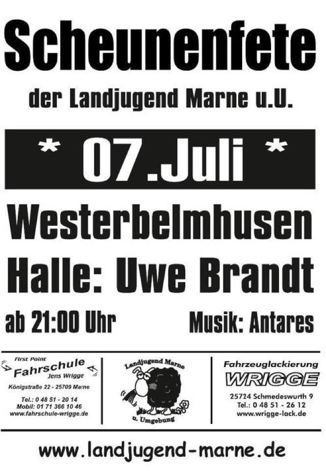 Laju-Fete 7. Juli 2012 Westerbelmhusen