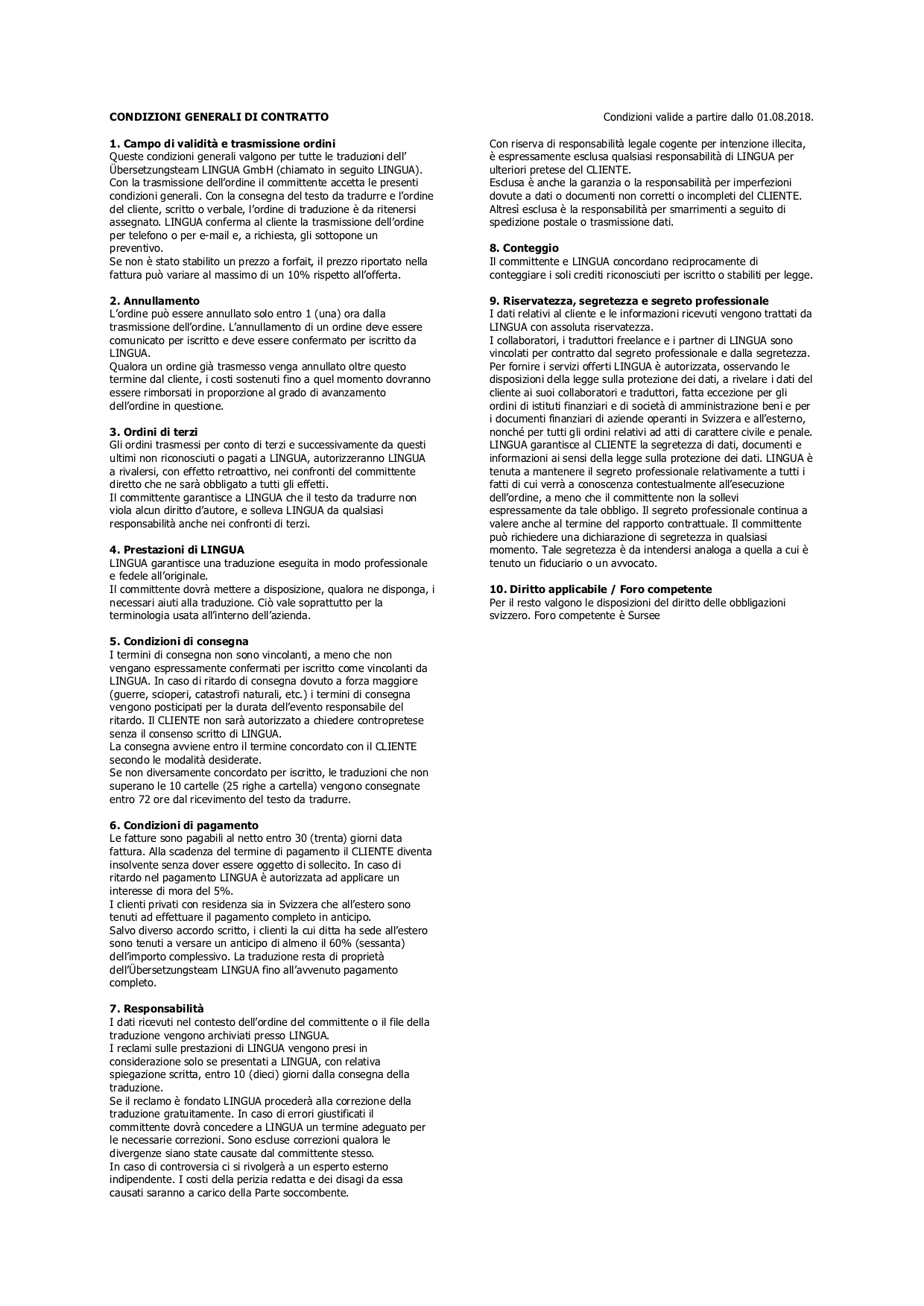 Quali settori tecnici coprono le vostre traduzioni specialistiche?
