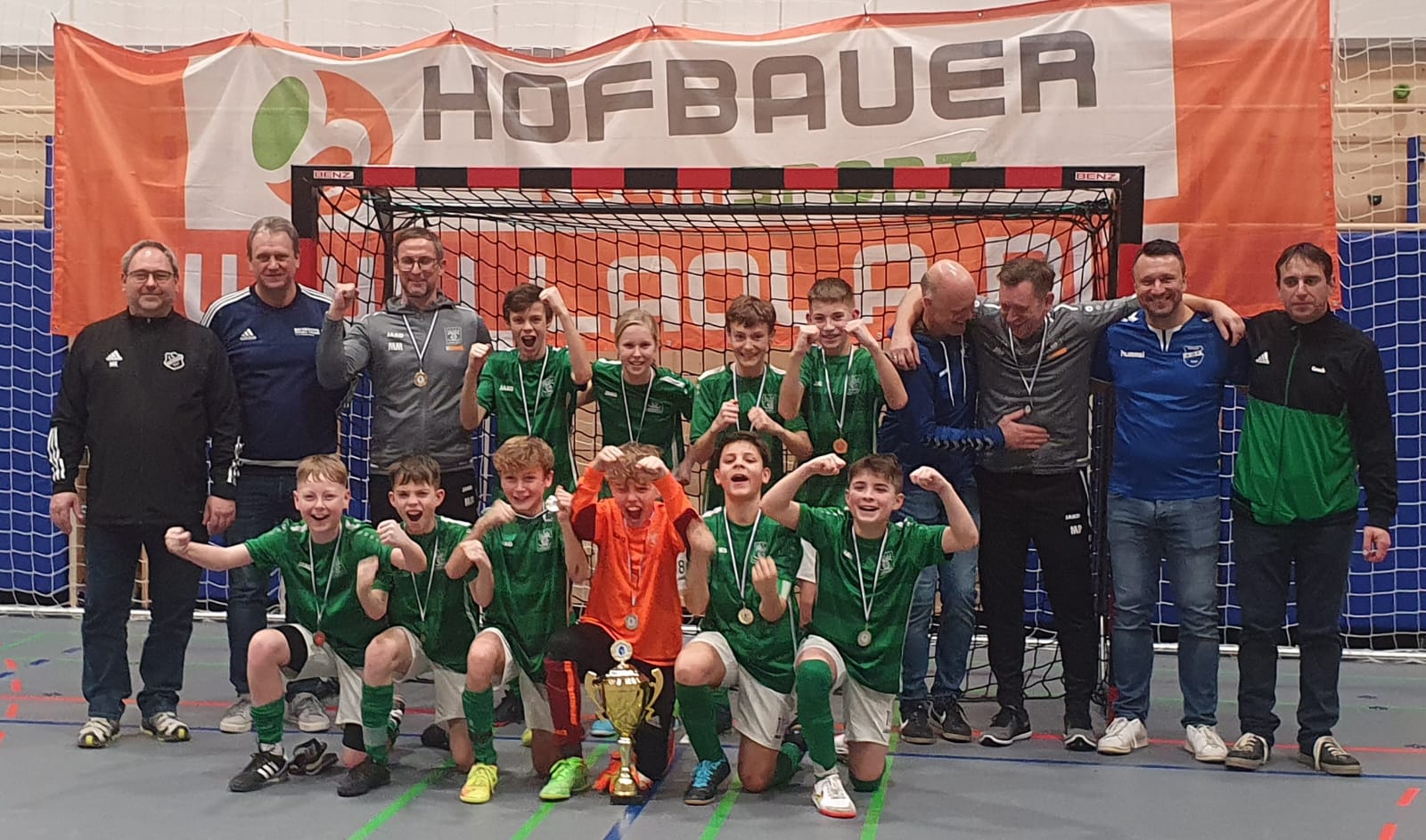 SpVgg GW U13 holt sich die Hallen-Kreismeisterschaft Niederbayern Ost