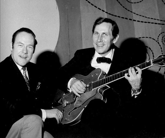 Eddy Christiani  met Chet Atkins in 1969