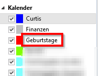 Kalender Geburtstage