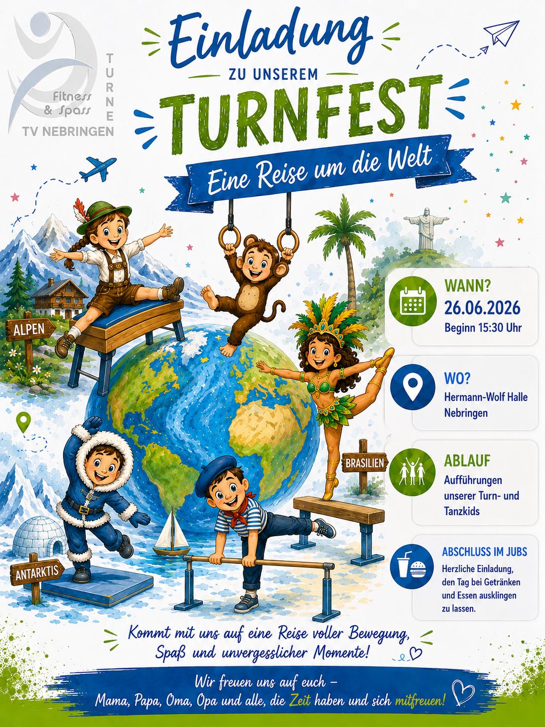 Einladung zum Frühlingsfest der Turnkinder