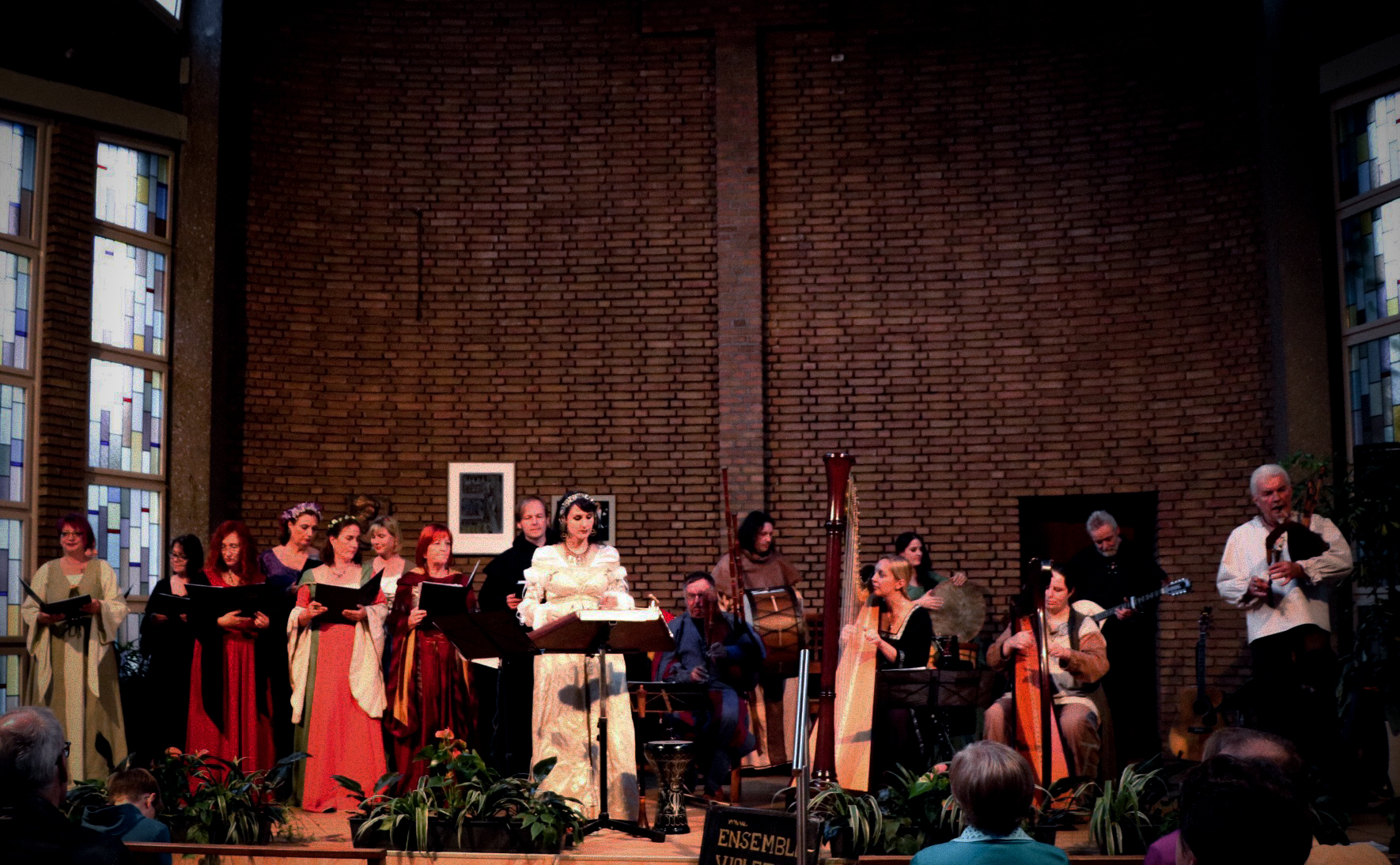 Violetta & Lilia caeli in der Erlöserkirche, Marl, September 2018 | Inge Pietsch