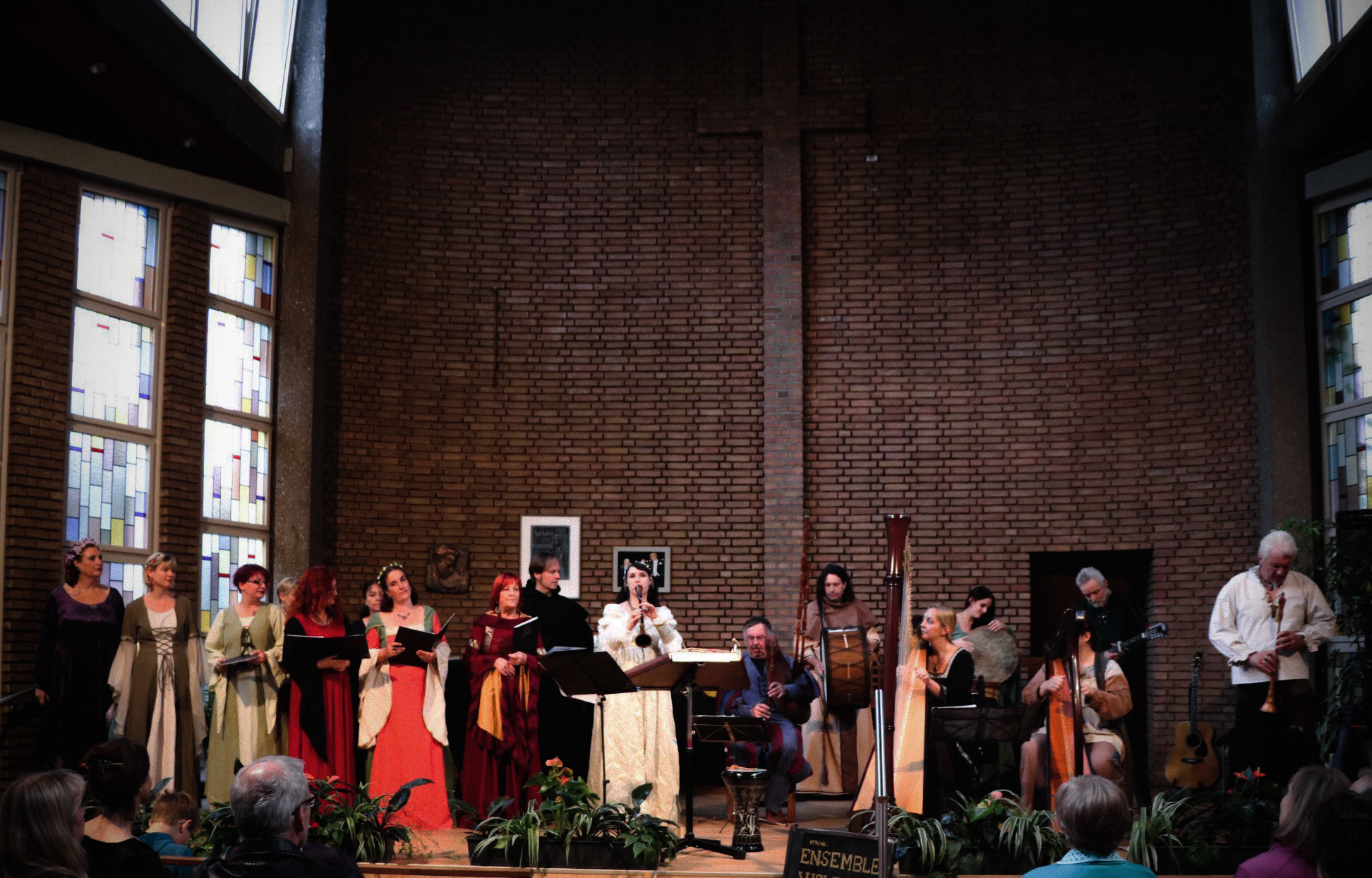 Violetta & Lilia caeli in der Erlöserkirche, Marl, September 2018 | Inge Pietsch