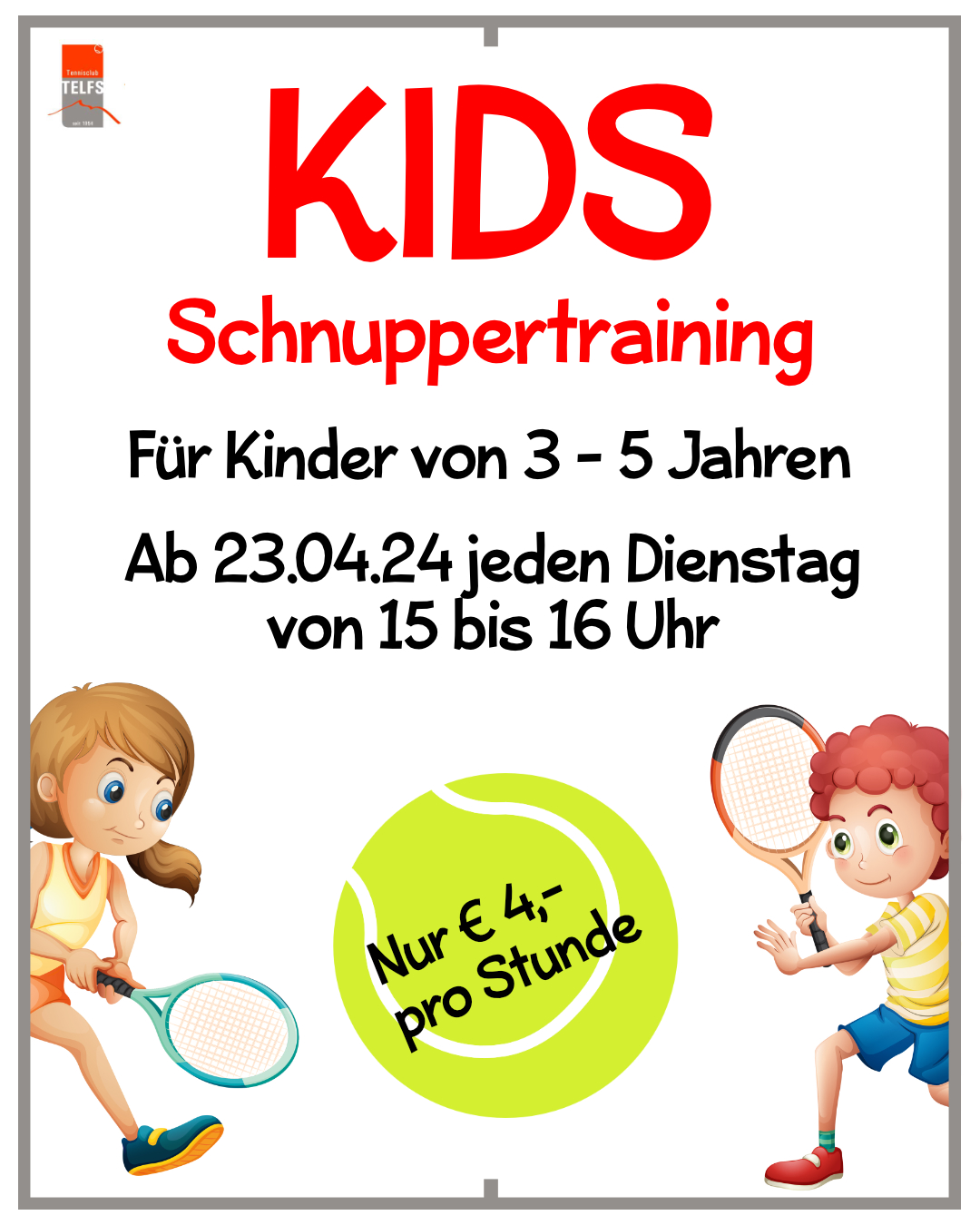 Kids Schnuppertraining 2024