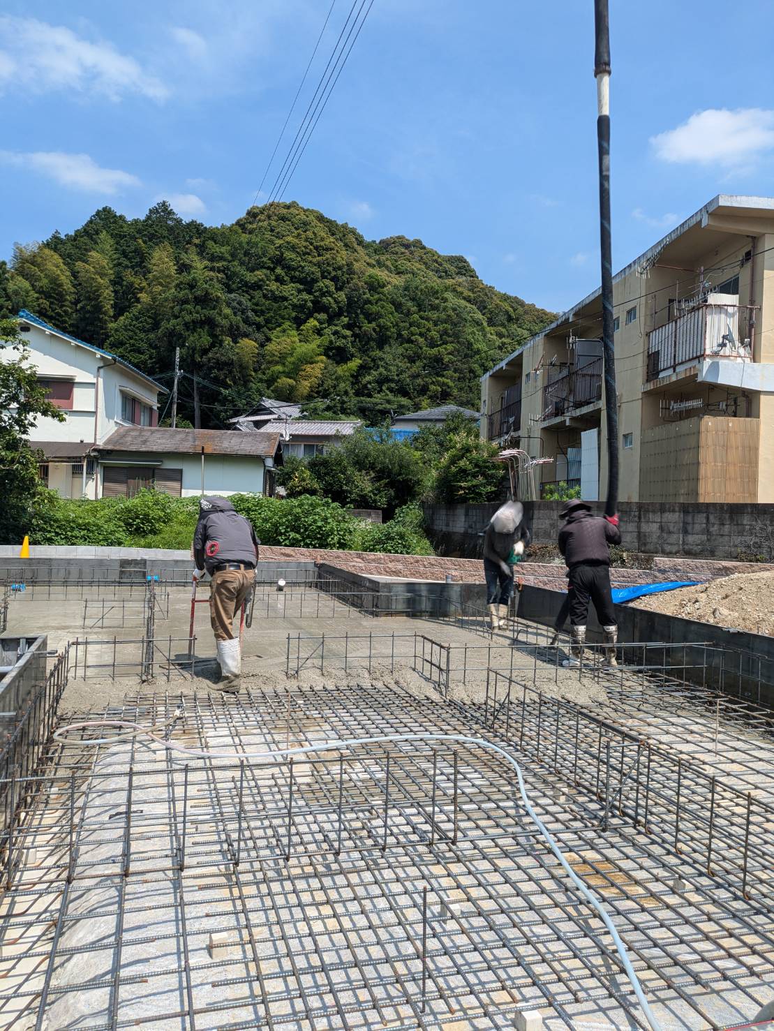 コンクリート打設