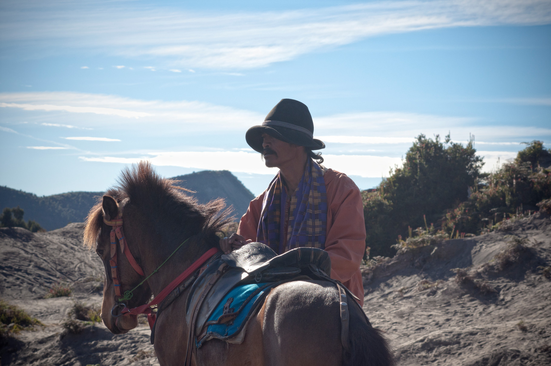 In the crater of Monte Bromo