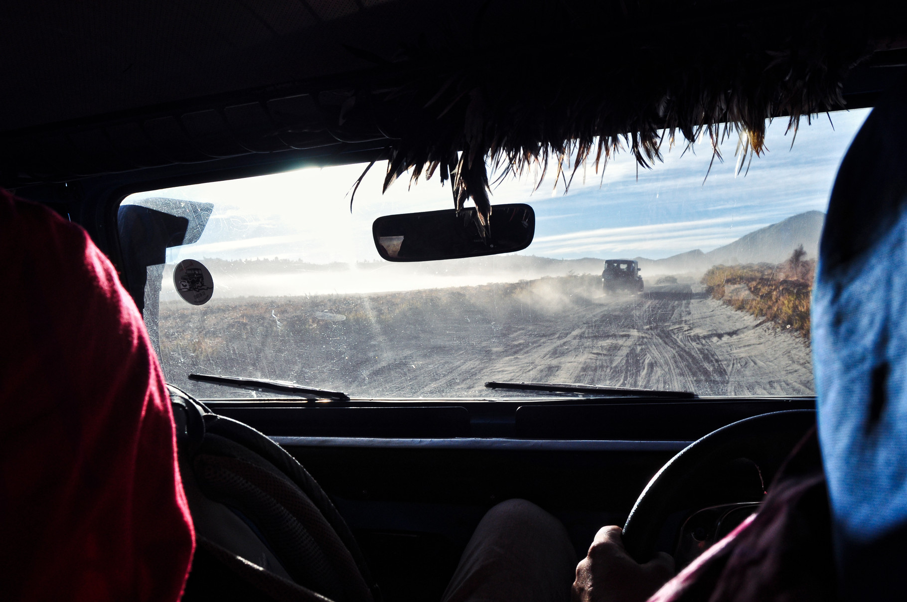 To the crater of volcano Bromo