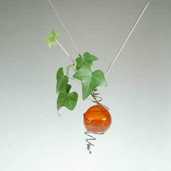 Pendent “Botanicus” - 1988 Brass and Murano glass