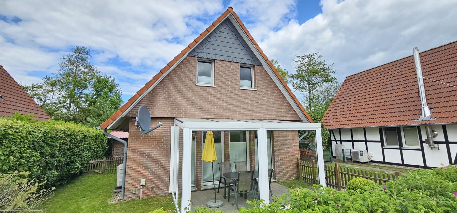 Haus Saskia mit überdachter Terrasse