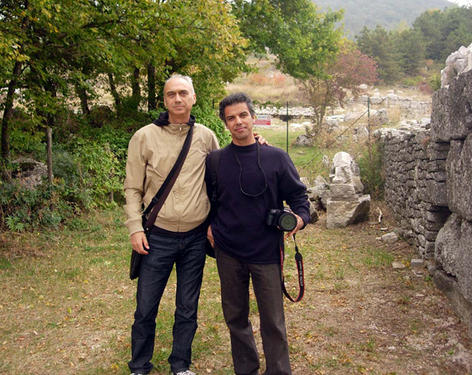 con Ferhat Özgür, Pietrabbondante (IS) - 2010