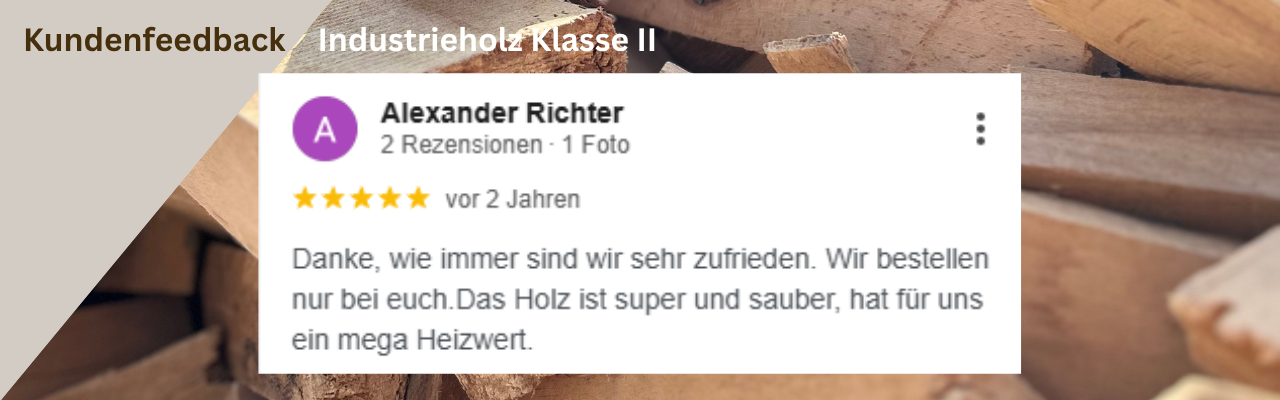 Kundenbewertung Brennholzhandel Vey VeyHolz