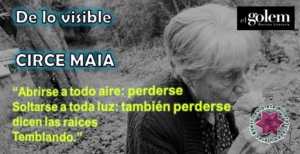 De lo visible. Poemas de Circe Maia.