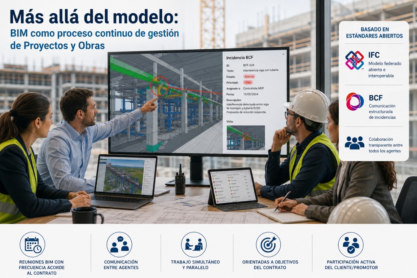 Más allá del modelo: BIM como proceso continuo de gestión de Proyectos y Obras