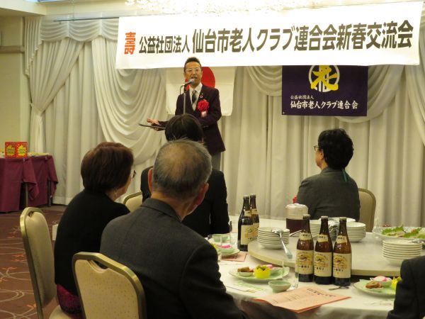 加藤市議会副議長(議長代理)の祝辞