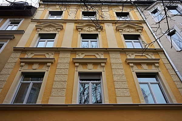 Stuck-Fassade in München - Qualität vom Meisterbetrieb Wörle 