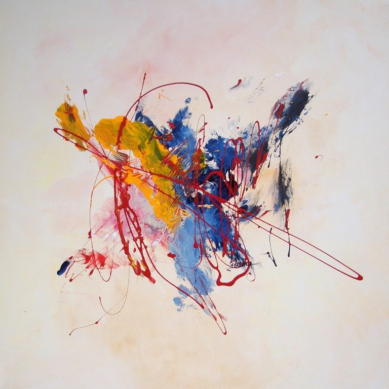 "B & J" Acryl auf Leinwand 80/80cm