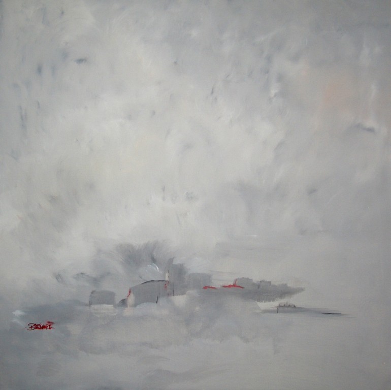 "Nebel" Acryl auf Leinwand 80/80cm