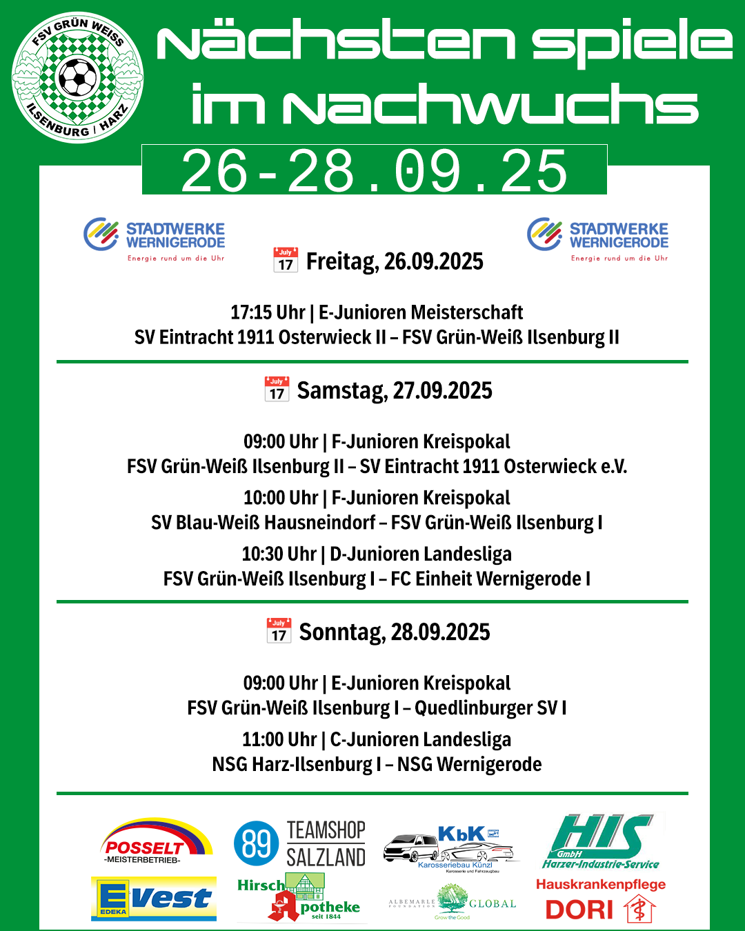 Vorbericht Nachwuchsspieltag
