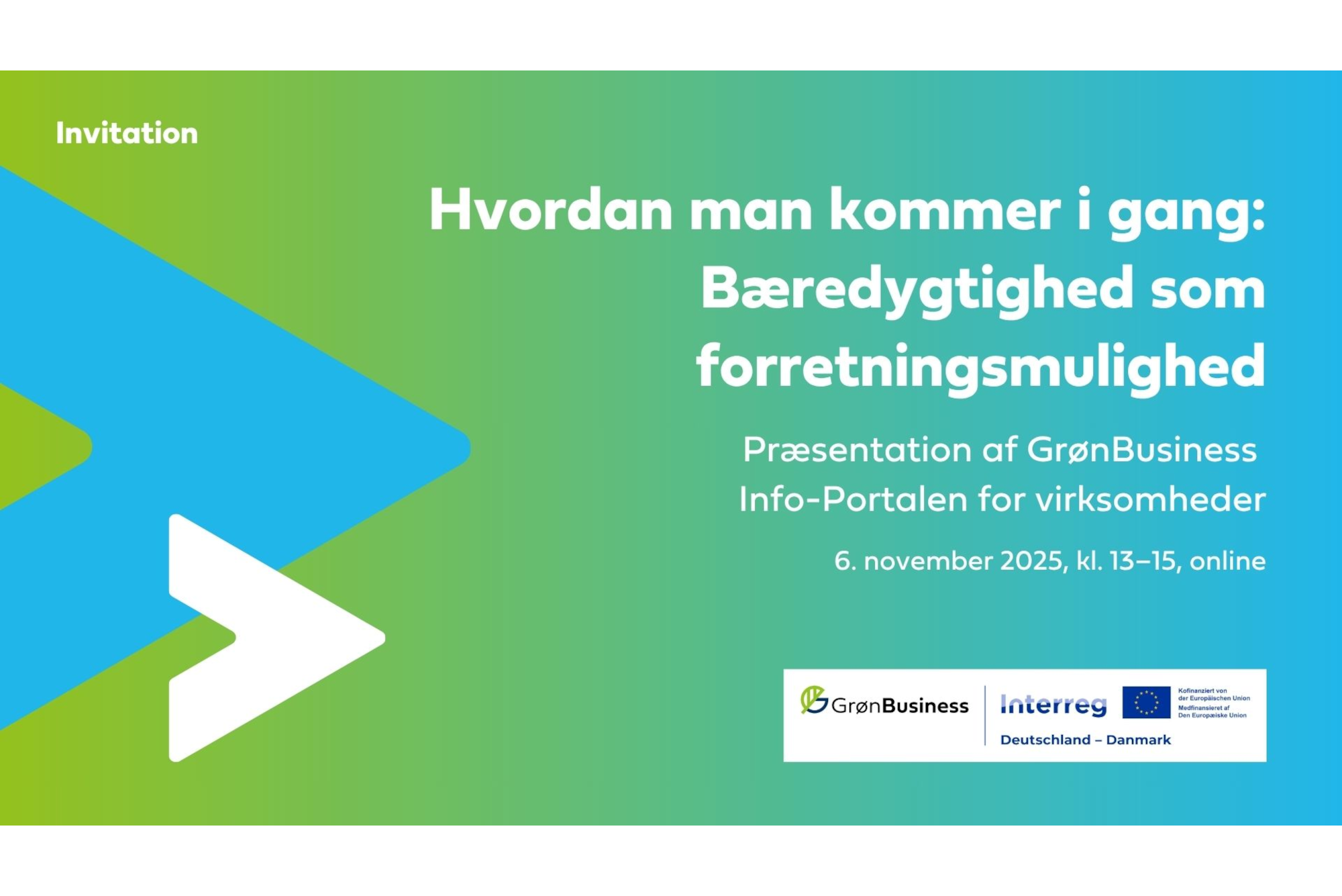 Hvordan man kommer i gang: Brug bæredygtighed som en økonomisk mulighed - Network Advisory Board Meeting 2025