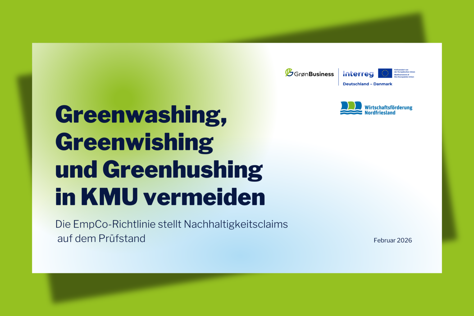 Greenwashing, -wishing und -hushing. Worauf KMUs achten müssen