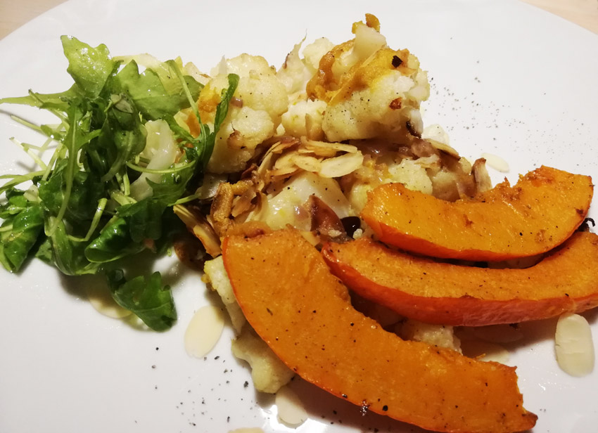 Rezept Blumenkohl Gratiniert Mit K rbisspalten Basenfasten I 