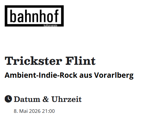 TF @ Bahnhof Andelsbuch