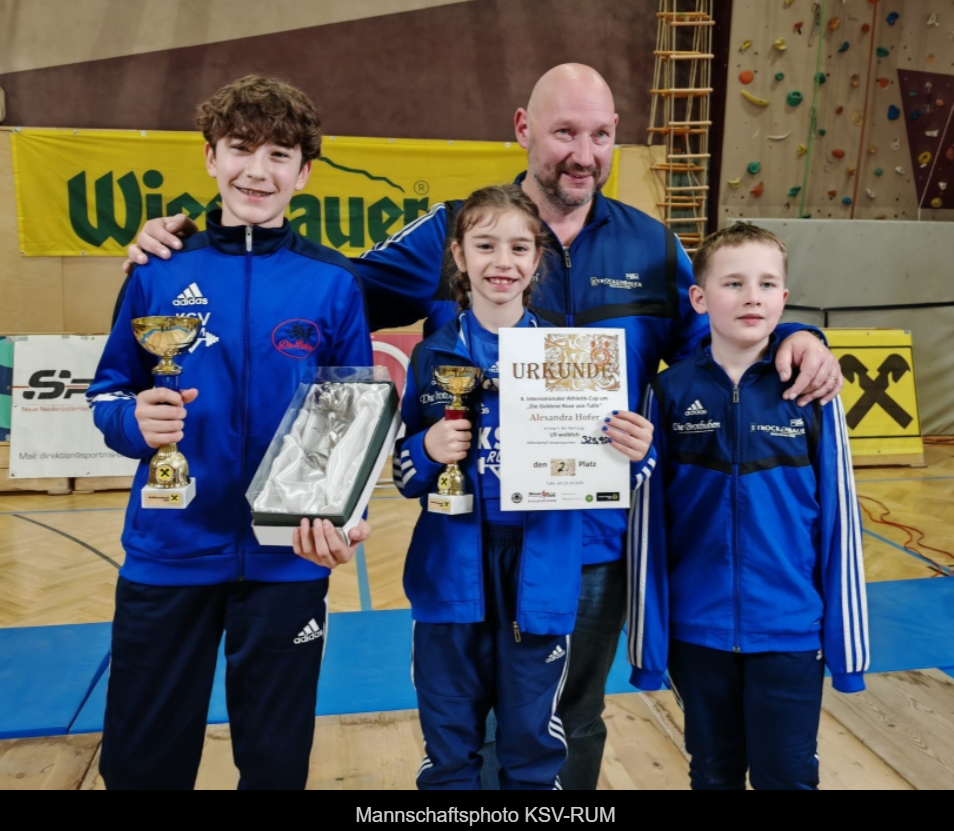 25.10.2025 - Int. Athletic Cup Tulln - Benni gewinnt die Silberne Rose