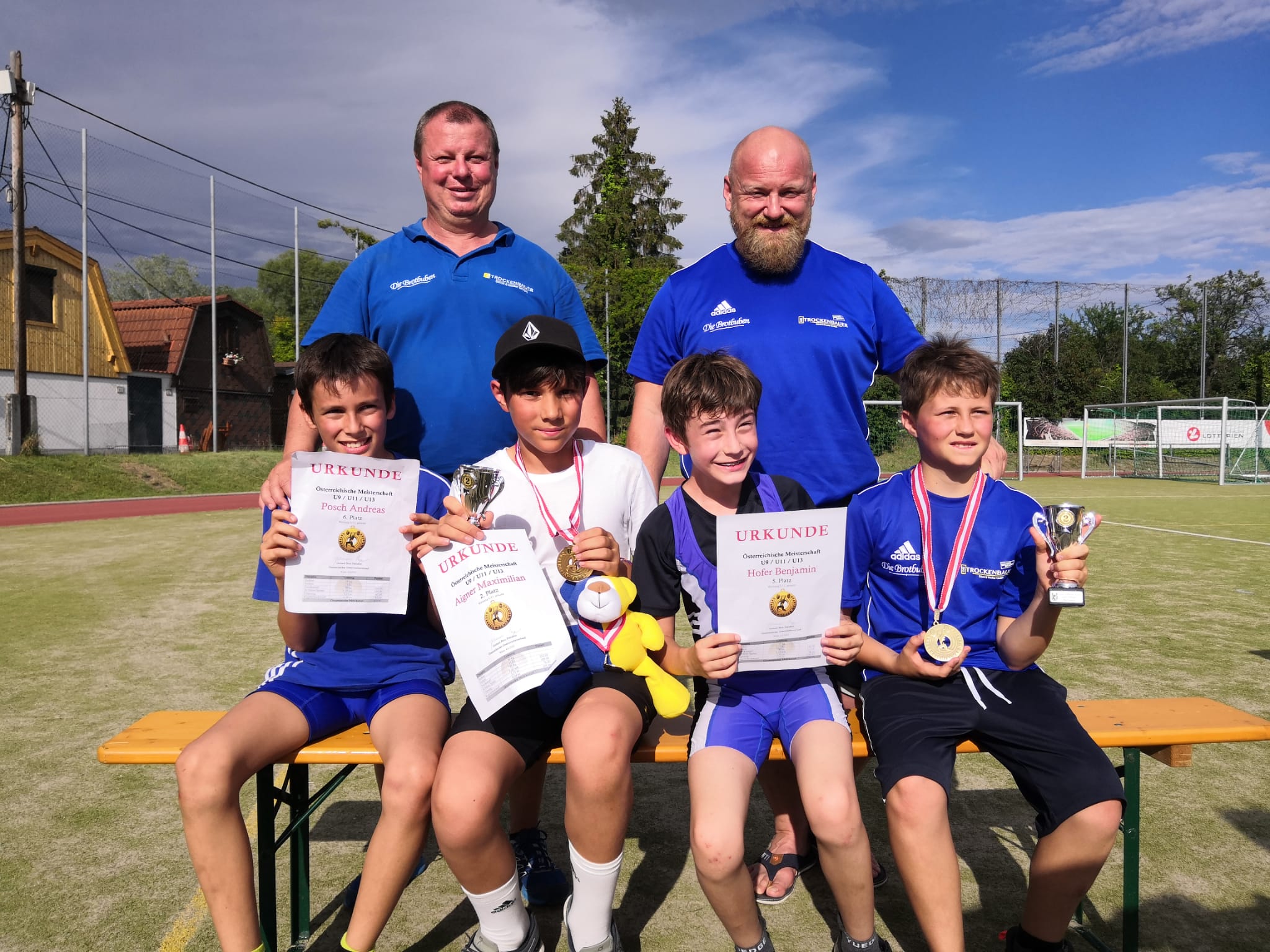 04. Juni - österr. Schülermeisterschaft in Wien - 1 x GOLD - 2 x SILBER - 1 x BRONZE für die KSV-Youngsters