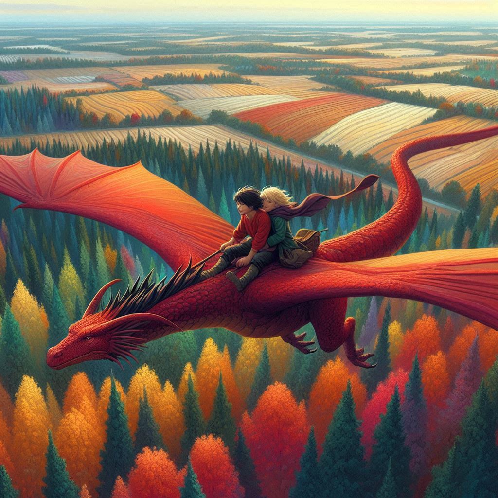 16. Der Flug mit dem Drachen