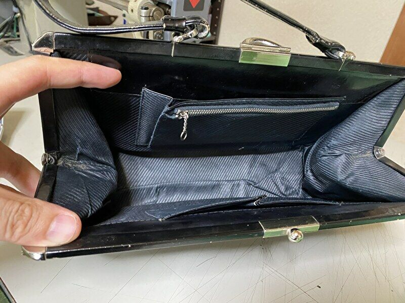 ○古布リメイク　がまぐち ミニバッグ ○古布リメイク がまぐち ミニバッグ ハンドバッグ
