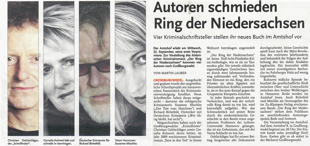 Martin Lauber, Nordhannoversche Zeitung am 11.09.2010