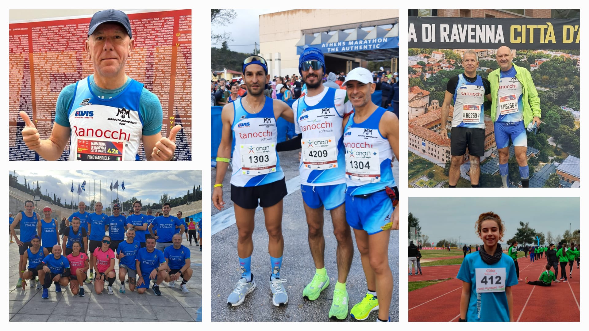 Maratona di Atene - Maratona di Ravenna - Cross Valmusone