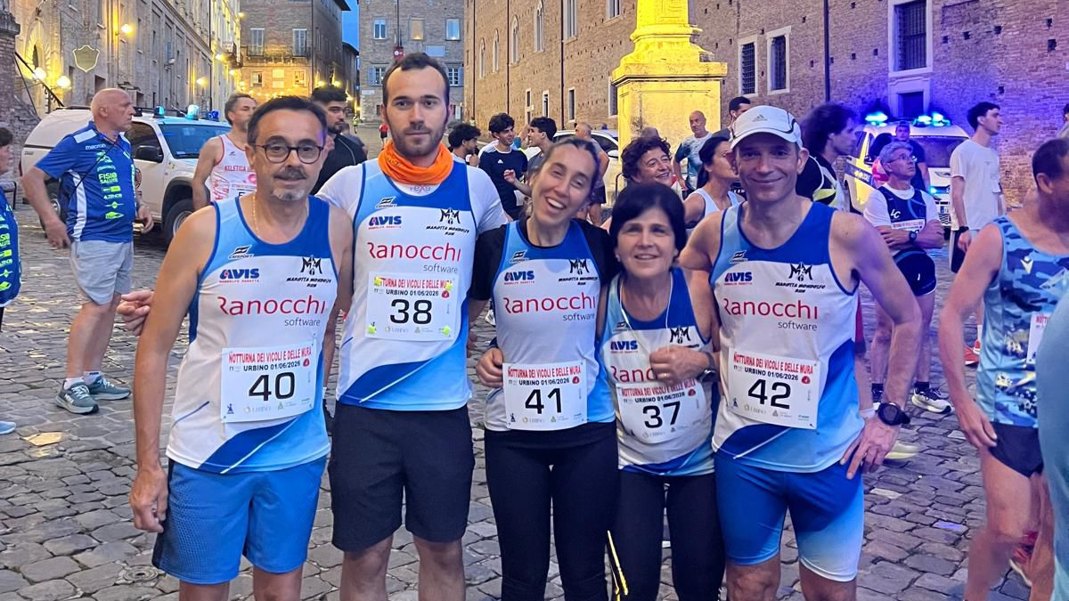 Notturna tra i vicoli di Urbino