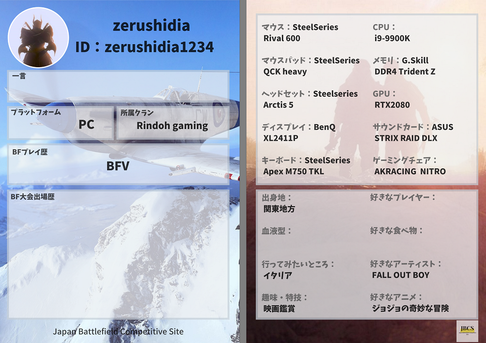 zerushidia BFV BF5