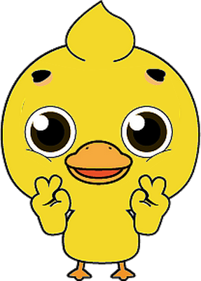 canard - oiseau - animaux - smiley émoticône émoji cartoon clipart illustration - artémotic