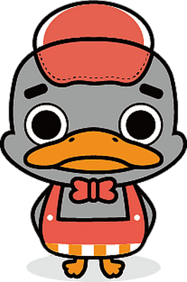 canard - oiseau - animaux - smiley émoticône émoji cartoon clipart illustration - artémotic